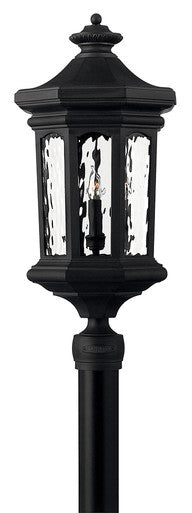 Hinkley Lighting Raley Large Post Top or Pier Mount Lantern Museum Black LED Bulb(s) Included 1601MB-LL