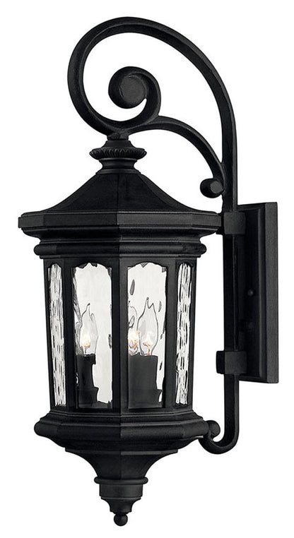 Hinkley Lighting Raley Medium Wall Mount Lantern Museum Black 1604MB