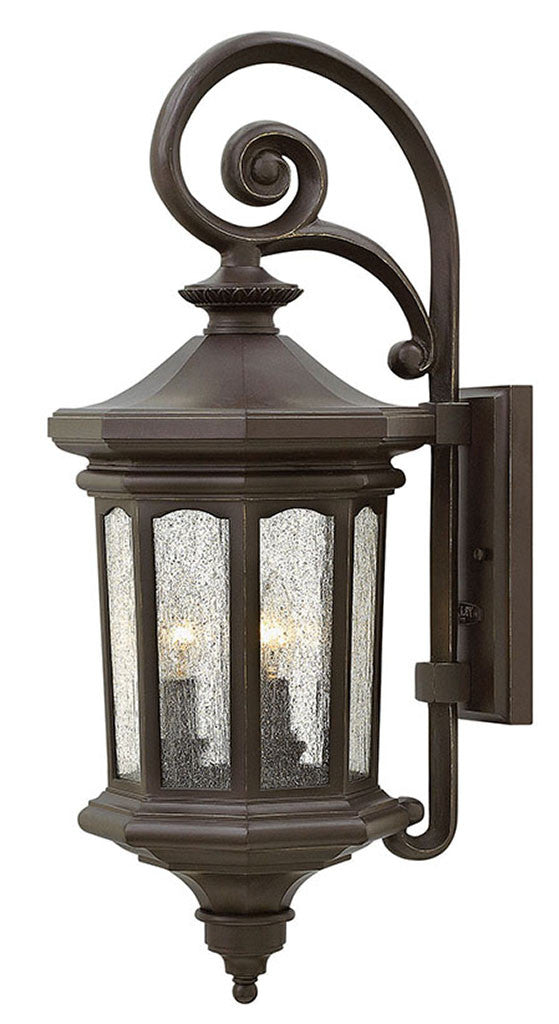 Hinkley Lighting Raley Medium Wall Mount Lantern Oil Rubbed Bronze 1604OZ