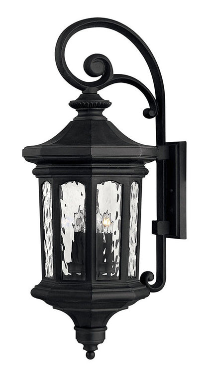 Hinkley Lighting Raley Large wall Mount Lantern Museum Black 1605MB