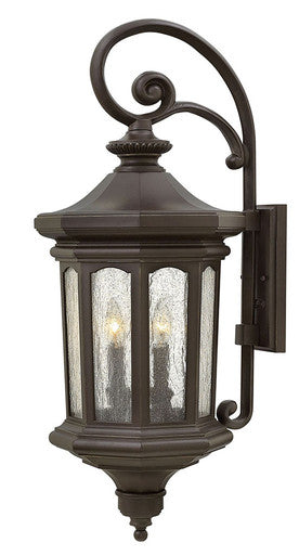 Hinkley Lighting Raley Large wall Mount Lantern Oil Rubbed Bronze 1605OZ