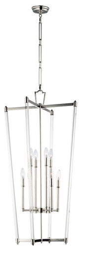 Maxim Lucent 8-Light Pendant in Polished Nickel 16102CLPN