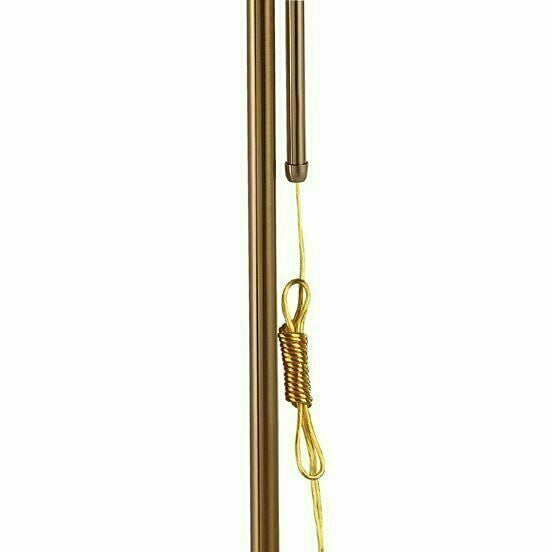 Lite Master Anton Floor Lamp in Antique Nickel on Solid Brass Finish F5614AN