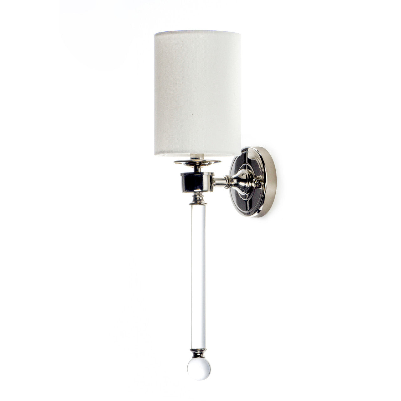 Maxim Lucent 1-Light Wall Sconce in Polished Nickel 16109WTCLPN