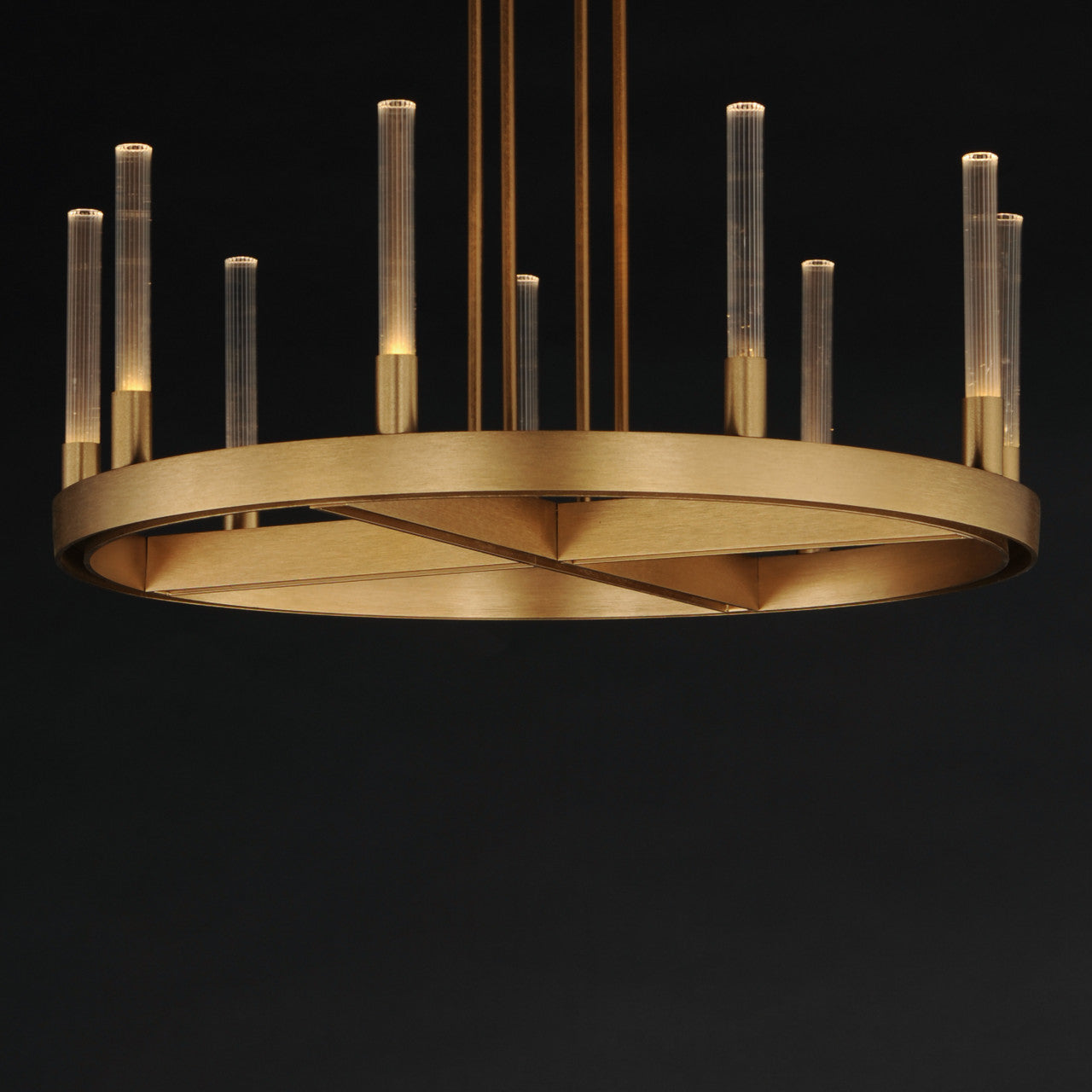 Maxim Ovation 24" LED Chandelier in Gold 16162CRGLD