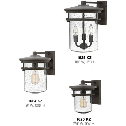 Hinkley Lighting Hadley Medium Wall Mount Lantern Buckeye Bronze 1624KZ