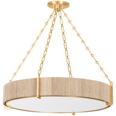 Hudson Valley Lighting Quebec Chandelier in Gold Leaf 1636-GL