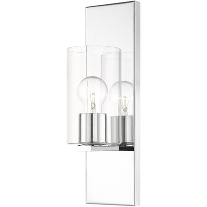 Livex Lighting Zurich Collection 1 Lt Polished Chrome Wall Sconce in Polished Chrome  16551-05