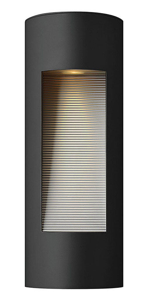 Hinkley Lighting Luna Medium Wall Mount Lantern Satin Black Integrated LED Bulb(s) 1660SK-LED