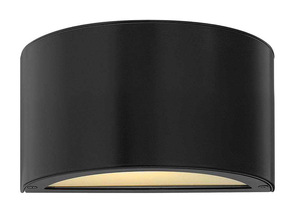 Hinkley Lighting Luna Small Down Light Wall Mount Lantern Satin Black 1661SK