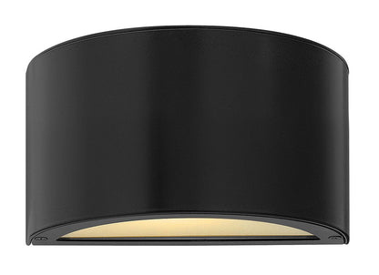 Hinkley Lighting Luna Small Down Light Wall Mount Lantern Satin Black 1661SK