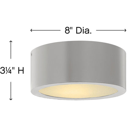 Hinkley Lighting Luna Small Flush Mount Titanium 1665TT