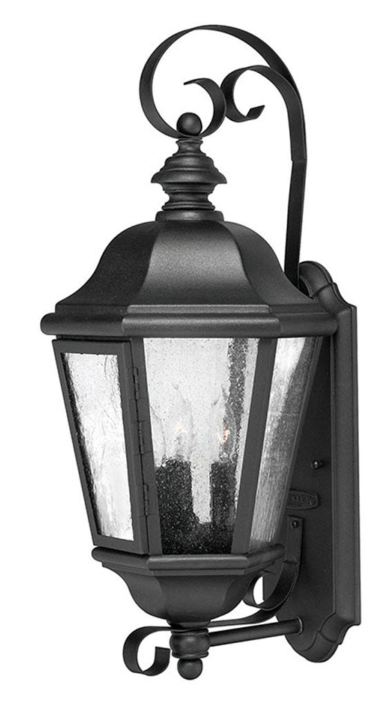 Hinkley Lighting Edgewater Large Wall Mount Lantern Black 1670BK