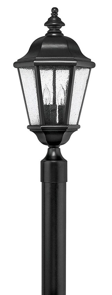 Hinkley Lighting Edgewater Large Post Top or Pier Mount Lantern Black 1671BK