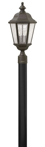 Hinkley Lighting Edgewater Large Post Top or Pier Mount Lantern Oil Rubbed Bronze LED Bulb(s) Included 1671OZ-LL