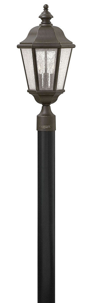 Hinkley Lighting Edgewater Large Post Top or Pier Mount Lantern Oil Rubbed Bronze 1671OZ