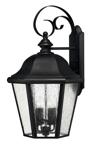 Hinkley Lighting Edgewater Extra Large Wall Mount Lantern Black 1675BK