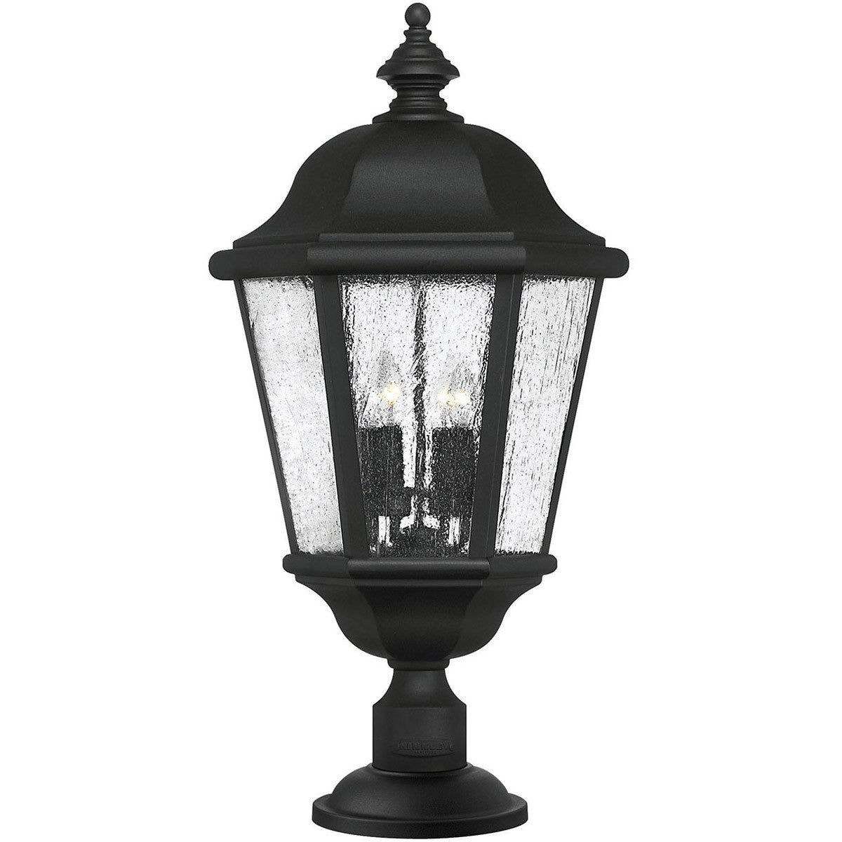 Hinkley Lighting Edgewater Extra Large Post Top or Pier Mount Lantern Black LED Bulb(s) Included 1677BK-LL