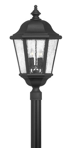 Hinkley Lighting Edgewater Extra Large Post Top or Pier Mount Lantern Black LED Bulb(s) Included 1677BK-LL