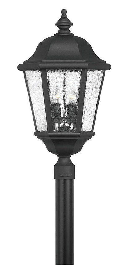 Hinkley Lighting Edgewater Extra Large Post Top or Pier Mount Lantern Black 1677BK