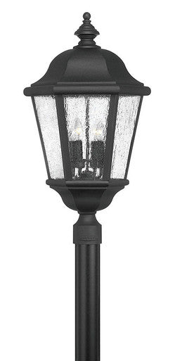 Hinkley Lighting Edgewater Extra Large Post Top or Pier Mount Lantern Black 1677BK