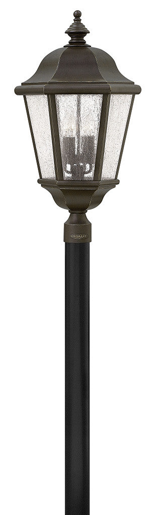 Hinkley Lighting Edgewater Extra Large Post Top or Pier Mount Lantern Oil Rubbed Bronze LED Bulb(s) Included 1677OZ-LL