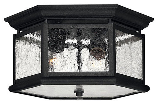 Hinkley Lighting Edgewater Medium Flush Mount Black 1683BK