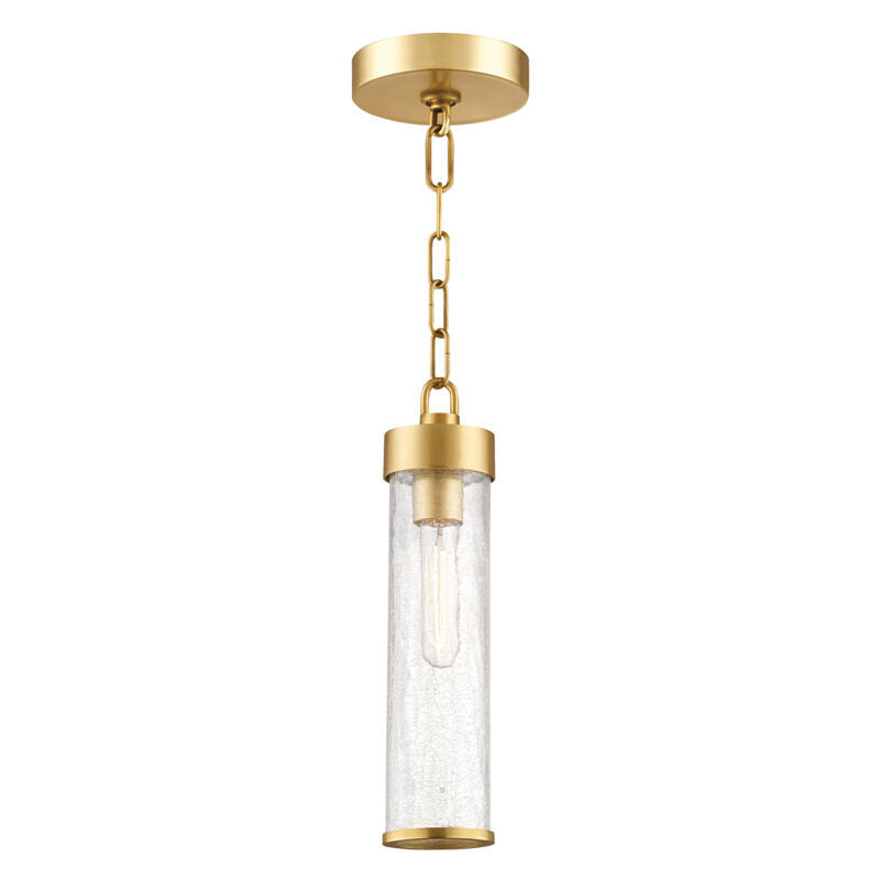 Hudson Valley Lighting Soriano Pendant in Aged Brass 1700-AGB