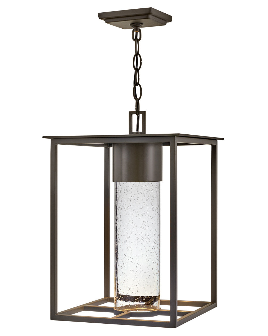 Hinkley Lighting Coen Large Hanging Lantern in Oil Rubbed Bronze LED Bulb(s) included 17022OZ-LL