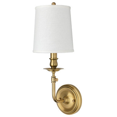 Hudson Valley Lighting Logan Wall Sconce in Aged Brass 171-AGB