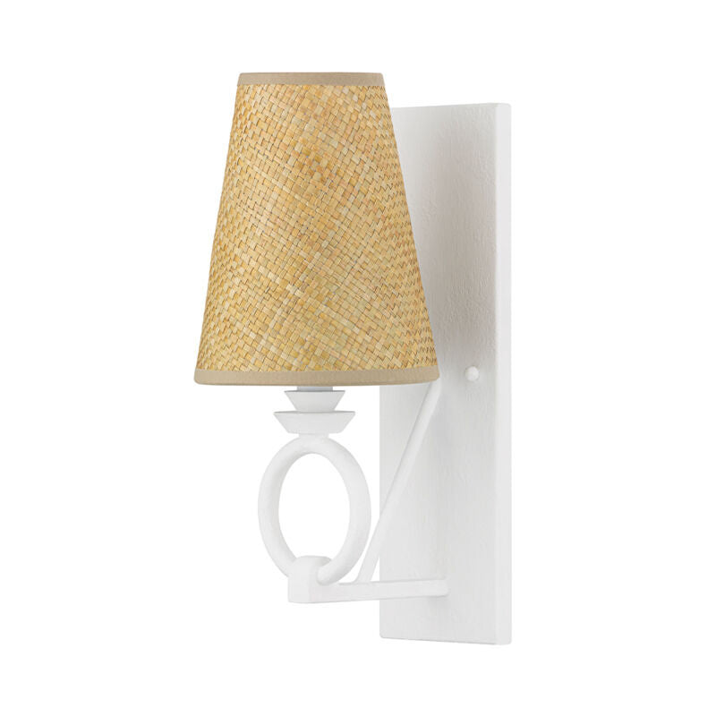 Hudson Valley Lighting Pendelton Wall Sconce in White Plaster 1710-WP