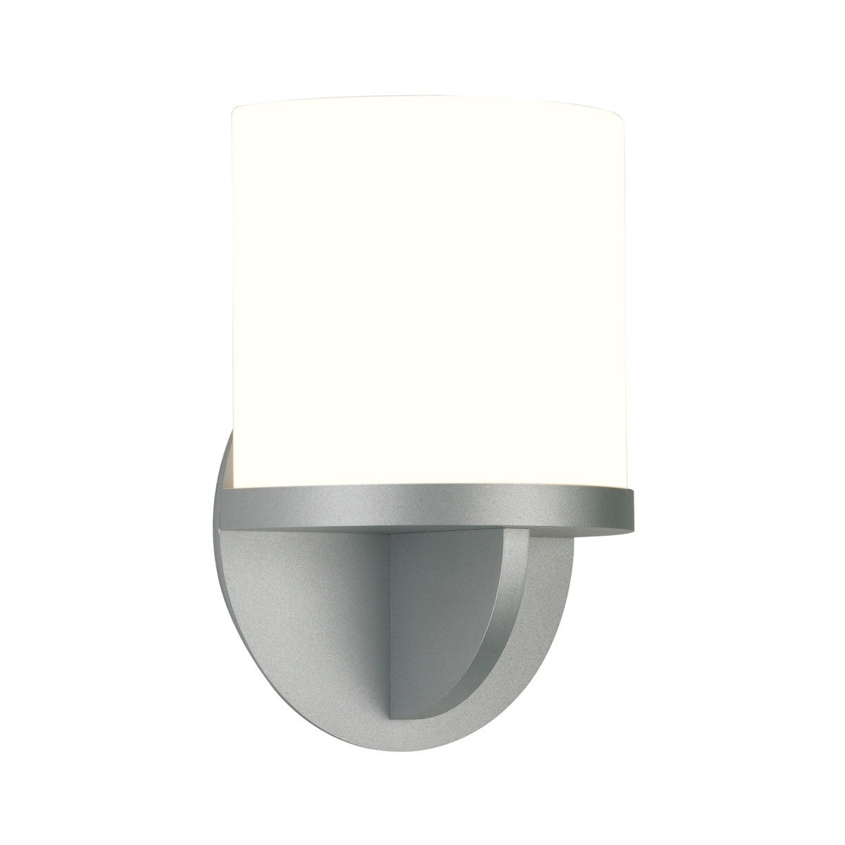 Sonneman Lighting Ovulo Sconce in Satin Silver 1720.04