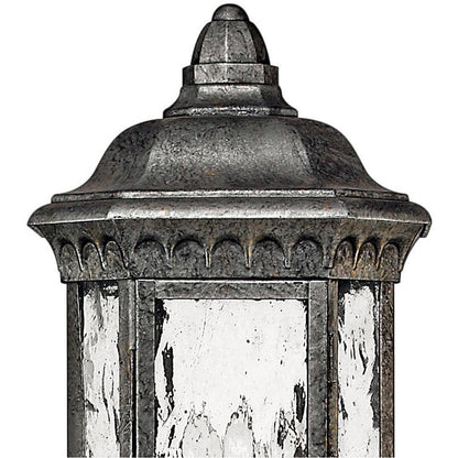 Hinkley Lighting Regal Medium Post Top or Pier Mount Lantern Black Granite 1721BG