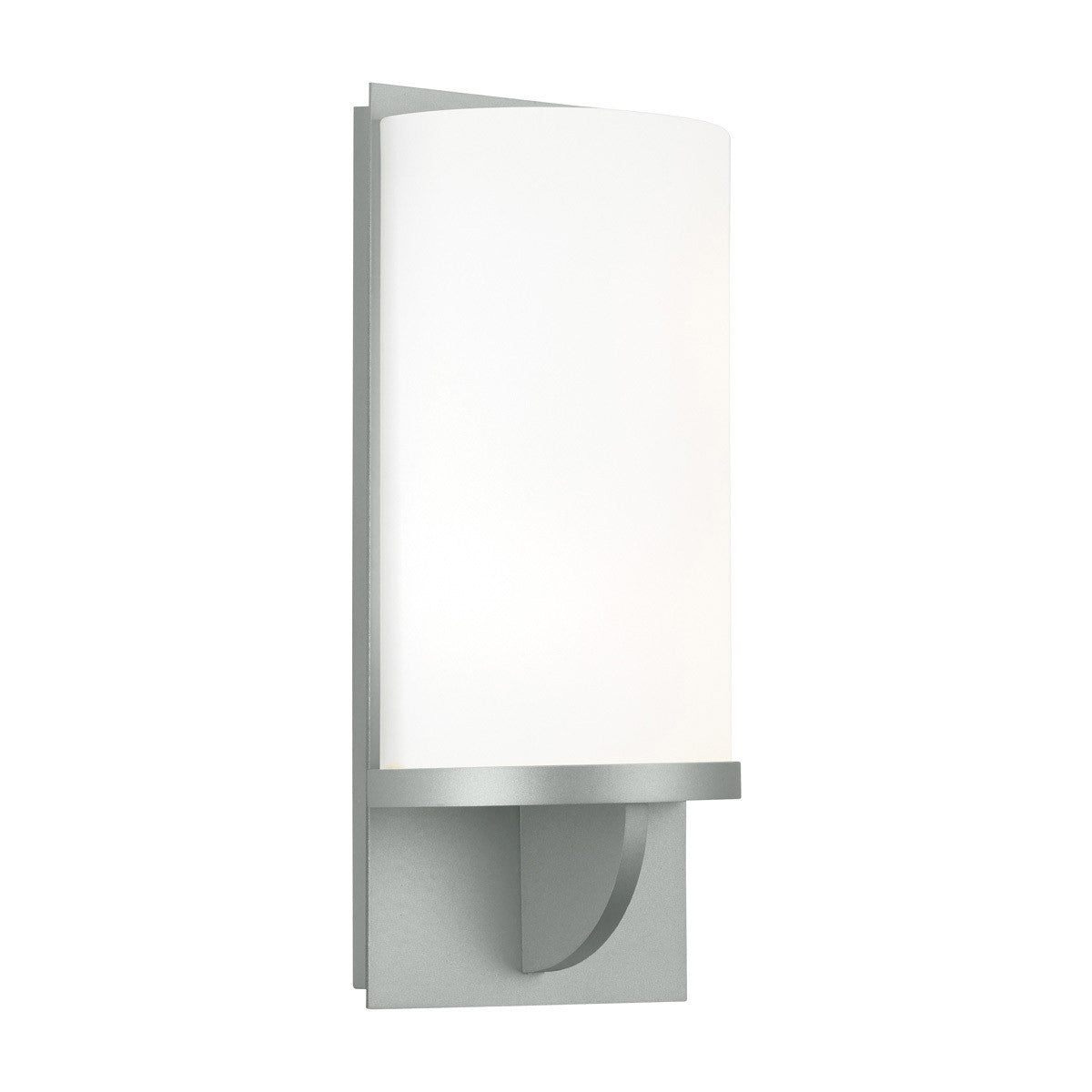 Sonneman Lighting Ovulo Tall Sconce in Satin Silver 1722.04