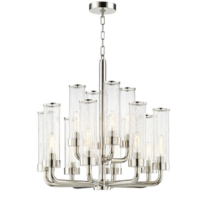 Hudson Valley Lighting Soriano Chandelier in Polished Nickel 1726-PN