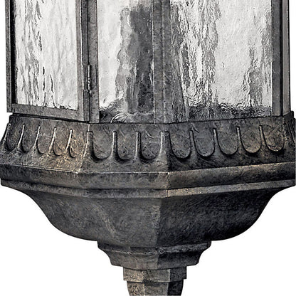 Hinkley Lighting Regal Large Wall Mount Lantern Black Granite 1726BG