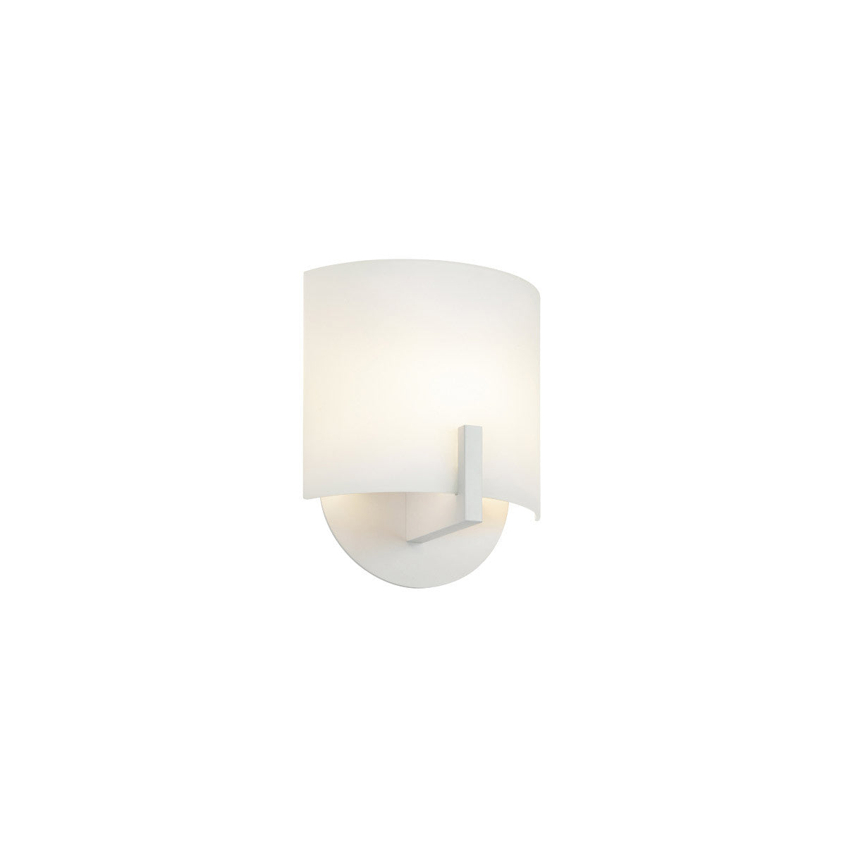 Sonneman Lighting Scudo LED LED Sconce in Textured White 1727.98