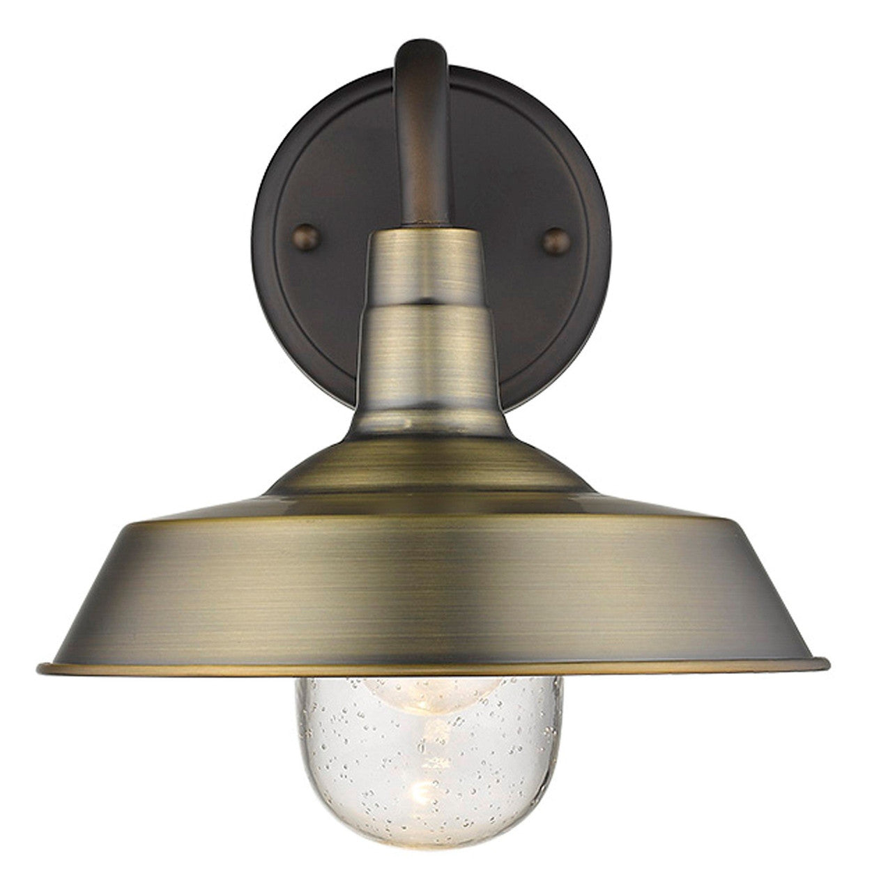 Acclaim Lighting Burry 1-Light Antique Brass Wall Light in Antique Brass 1742ATB