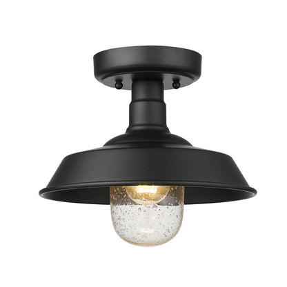 Acclaim Lighting Burry 1-Light Matte Black Convertible Pendant in Matte Black 1736BK