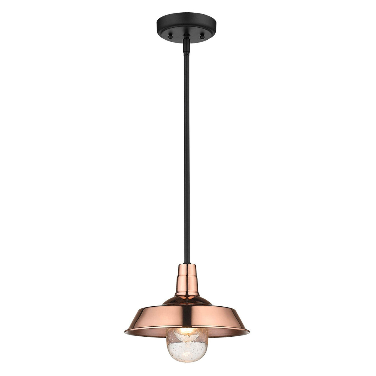 Acclaim Lighting Burry 1-Light Copper Convertible Pendant in Copper 1736CO