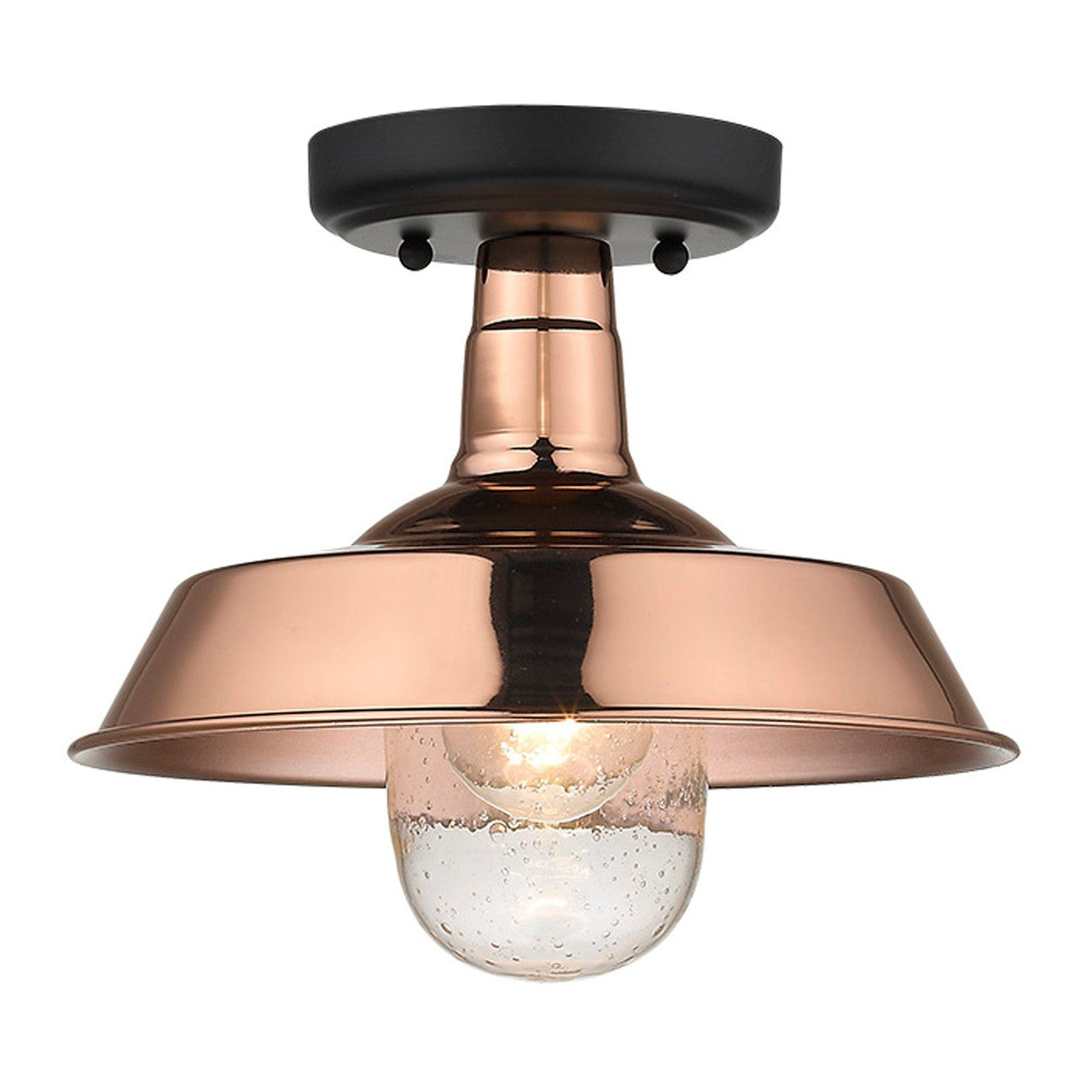 Acclaim Lighting Burry 1-Light Copper Convertible Pendant in Copper 1736CO