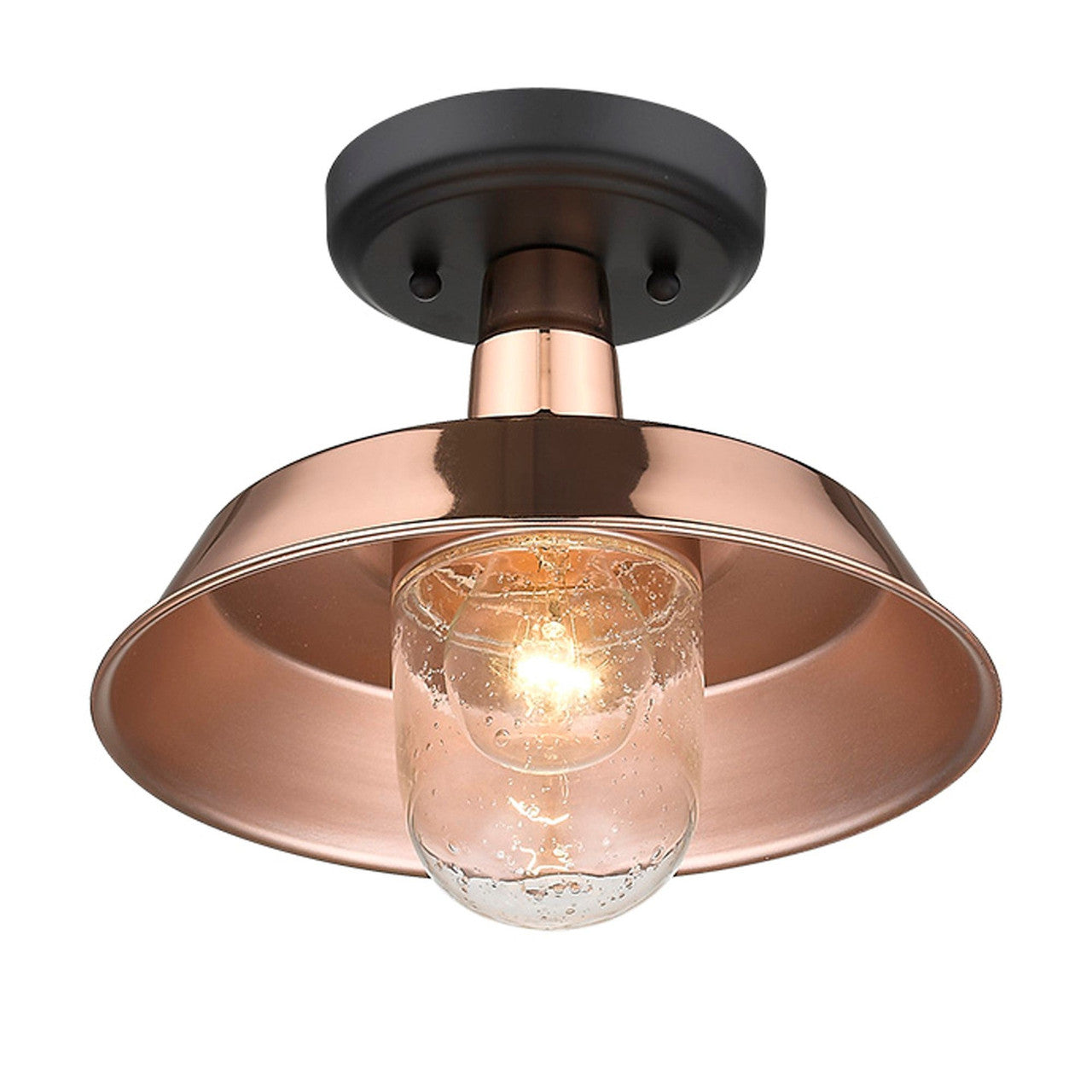 Acclaim Lighting Burry 1-Light Copper Convertible Pendant in Copper 1736CO