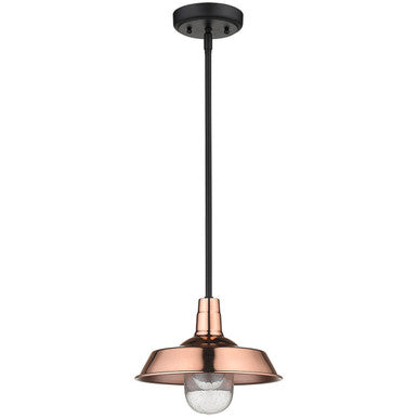 Acclaim Lighting Burry 1-Light Copper Convertible Pendant in Copper 1736CO