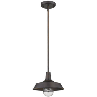 Acclaim Lighting Burry 1-Light Oil-Rubbed Bronze Convertible Pendant in Oil-Rubbed Bronze 1736ORB