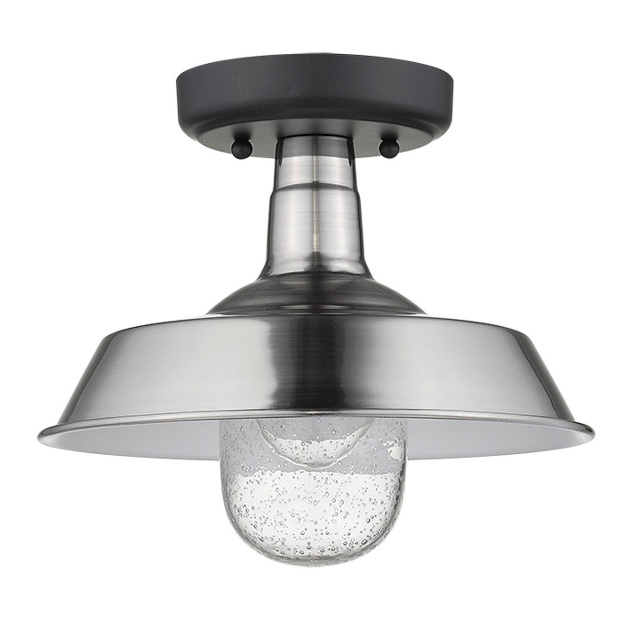 Acclaim Lighting Burry 1-Light Satin Nickel Convertible Pendant in Satin Nickel 1736SN