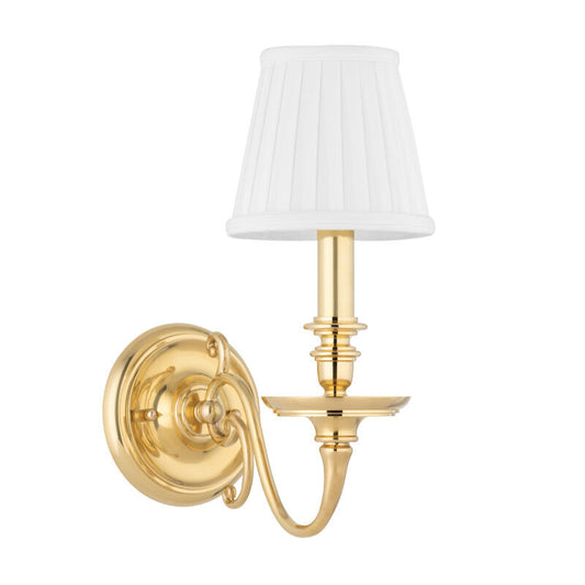 Hudson Valley Lighting Charleston Wall Sconce in Aged Brass 1741-AGB