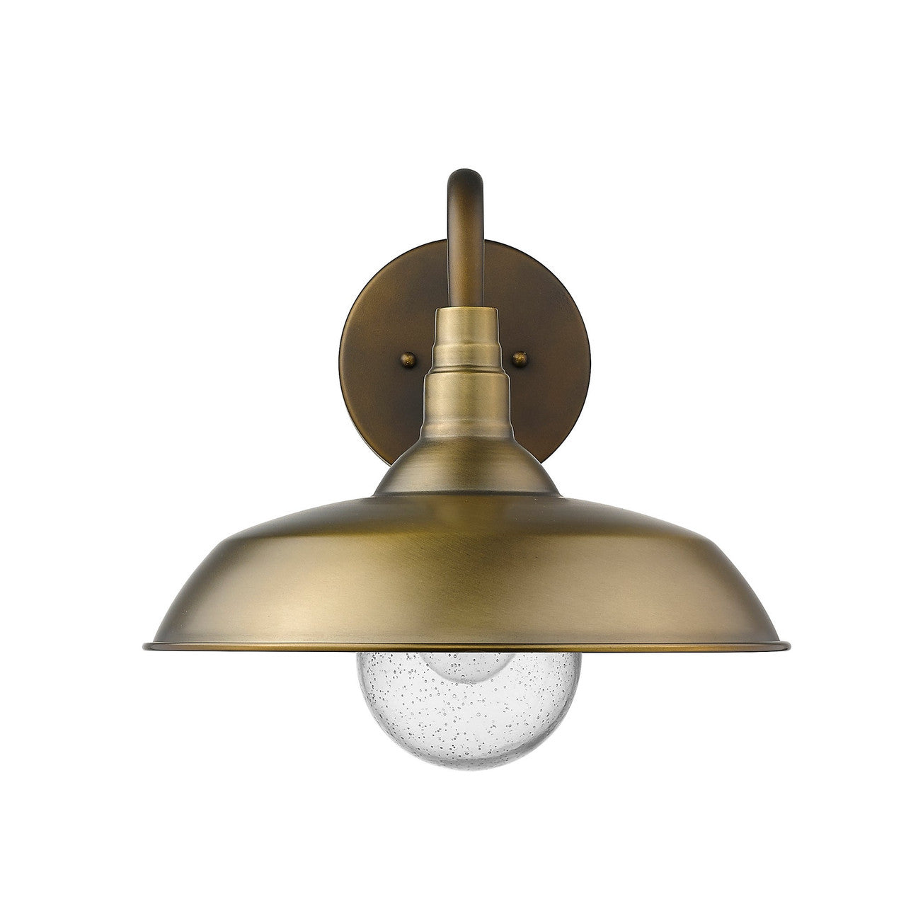 Acclaim Lighting Burry 1-Light Antique Brass Wall Light in Antique Brass 1742ATB