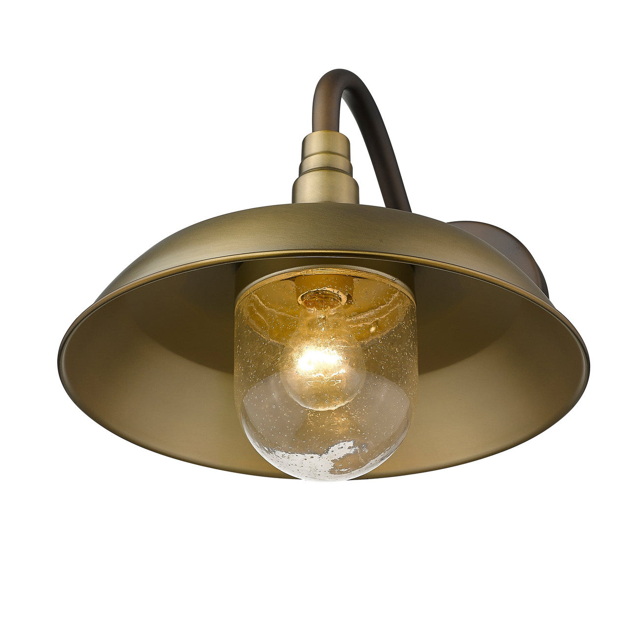 Acclaim Lighting Burry 1-Light Antique Brass Wall Light in Antique Brass 1742ATB