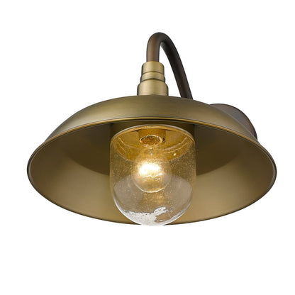 Acclaim Lighting Burry 1-Light Antique Brass Wall Light in Antique Brass 1742ATB