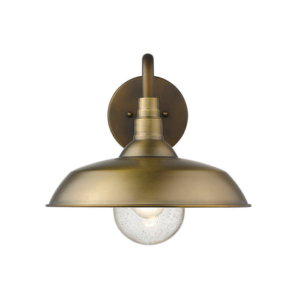 Acclaim Lighting Burry 1-Light Antique Brass Wall Light in Antique Brass 1742ATB